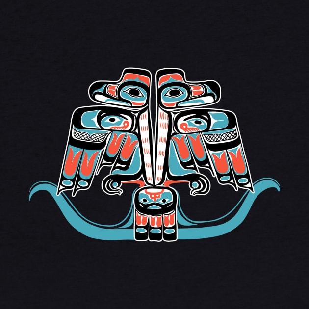 Double Thunderbird, Native American, Haida Tribe Art by StabbedHeart